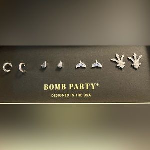 NWT!! Bomb Party Simply Studs “Part of Your World” Set of 4